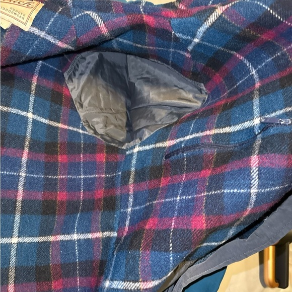 Woolrich L Vintage Y2K Wool Blend Lined Parka Barn Chore Coat Hood Grunge 90s - Picture 10 of 11